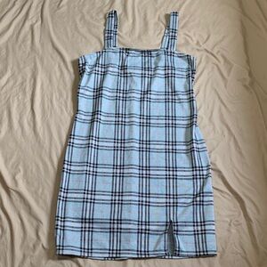 Rue21 Blue Plaid Mini Dress